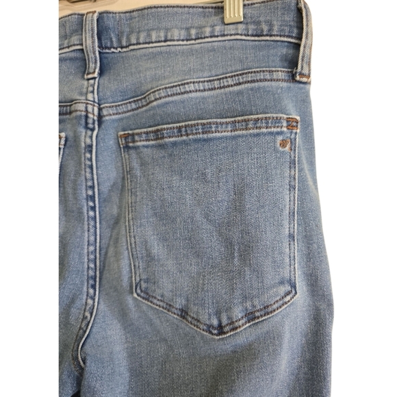 Madewell Mid-rise Stovepipe Jeans In Medium Wash 28 Skyford Wash - Picture 4 of 9